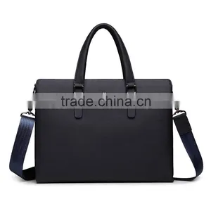 New Fashion Custom Simple Laptop Genuine Leather Men Briefcase at Low Price thumbnail-1