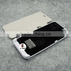 High Capacity 8200mAh Flip Battery Case for IPhone 6 Plus thumbnail-3
