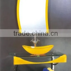 YO-G040 High Quality Glass Wash Basin thumbnail-5