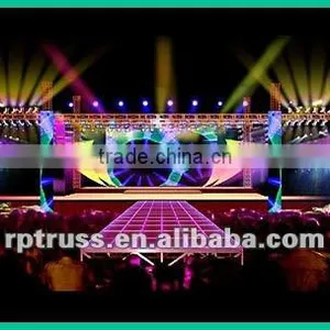 RP Aluminum Clear Tempered Glass Decoration Wedding Stage thumbnail-4