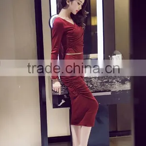Brand New 2016 Fashion Sexy Casual Top and Skirt Set thumbnail-3