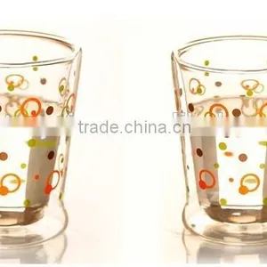 Pyrex Bulk Heat Resistant Drinking Tea Glass Cup With Round Bottom thumbnail-3