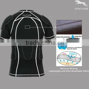 Back Side of Compression Rugby Protection Top thumbnail-1
