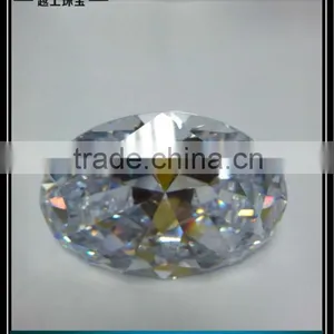 30x60mm Aaa Quality Oval Cut White Zirconia cz thumbnail-1