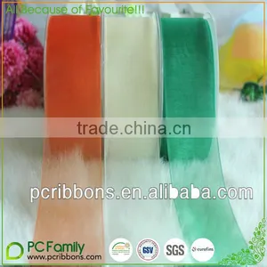 Good Quality Sheer Organza Ribbons 84 Colors in Stock Quality Choice thumbnail-1