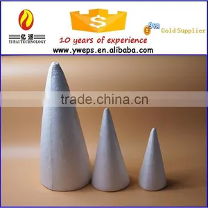 YIWU YIPAI 50mm Styrofoam White Cone/toy Polyfoam Cone thumbnail-1