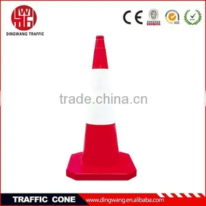 2014 Newest 1M Rubber White Traffic Cones thumbnail-1