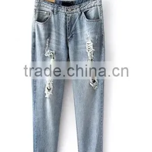 Sexy Jeans With Holes thumbnail-4