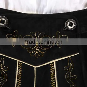 Cheap Leather Trachten Lederhosen, Baverian Leather Hosen thumbnail-4
