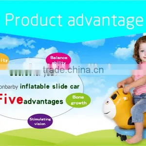 TOP SC1 Inflatable Scooter GOOD KIDS 2015.yellow ,baby thumbnail-4