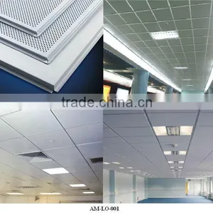 600*600mm Aluminum Strip Ceiling ,plaster Ceiling 0.5/0.6/0.7mm thumbnail-1