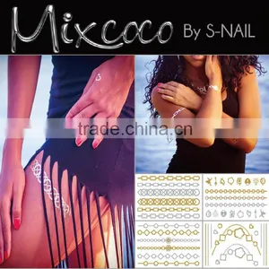 Latest Products in Market Jewelry Tattoo ,metallic Tattoo Sticker Supply thumbnail-3