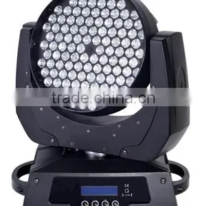 High Brightness DMX DJ Stage Lighting 108 x 3W RGBW Wash LED Moving Head Light With Zoom thumbnail-6