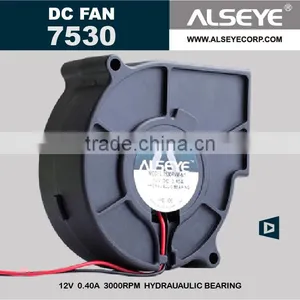 Alseye CC0801 Manufacture 75mm Blower dc Cooling Fan Motor thumbnail-1
