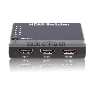 China Supplier 5X1 5 Port HDMI 1.3 Switch Switcher Selector Splitter Hub W/ Remote for HDTV PS3 thumbnail-2