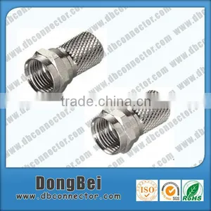 CATV Rg59,rg6 Male F Twist on Connector thumbnail-1