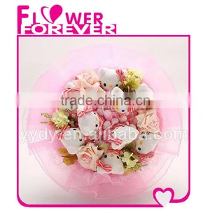 Valentine Gift Hello Kitty Plush Bouquet thumbnail-1
