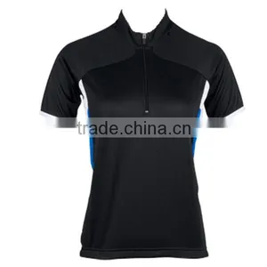 Eerie Black Color Cycling Sports Wear Womens Sleeves thumbnail-1