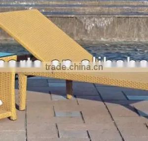 Sun Lounger Outdoor Furniture Rattan Furniture Beach Bed Outoor Lounge Chair thumbnail-1