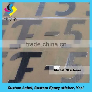 High Quality Gold Adhesive Chrome Letters Accept Paypal thumbnail-5