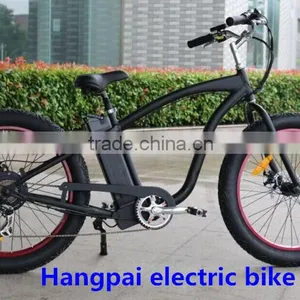 2014 New Designed Electric Fat Tire Snow Bike, Beach Cruiser Bicycle With 500w Brushless Motor (HP-E015) thumbnail-1