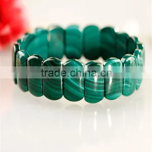 Good Beautiful Real Malachite Crystal Hand Chain thumbnail-1