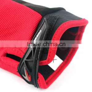 High Quality Motorcycle Red Fingerless Driving Gloves thumbnail-3