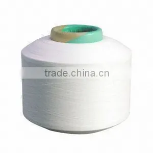 White Polyester Covered Spandex Yarn for Socks thumbnail-1