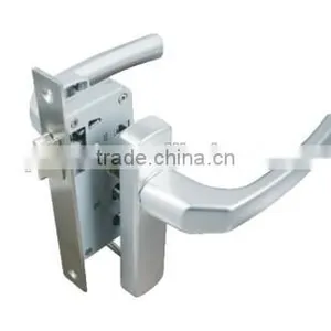 Aluminium Door Hardware Door Handle Lock Set thumbnail-1