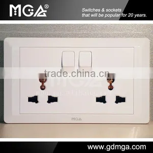 MGA A8 Series A8-J02AC33W Universal Wall Socket thumbnail-1