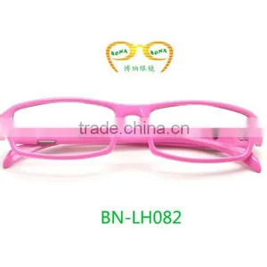 Pink Color Plastic Girls Promotion Reading Sunglasses With Metal Hinge thumbnail-1