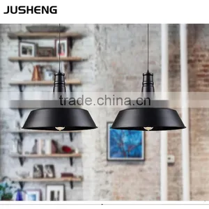 2016 Industrial Decoration White Pendant Lamp Hanging Lighting With Bulb thumbnail-1