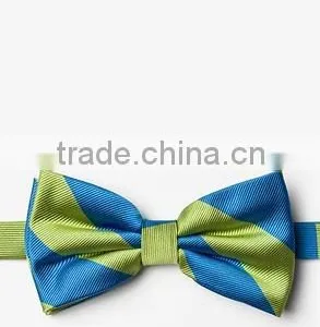2016 Custom Design Pre-tie Jacquard Polyester Striped Bow Ties for Boys thumbnail-2