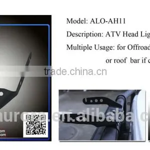 ARORA RoHS 6inch Single Row Led With ATV Light Bracket Offroad Led thumbnail-2