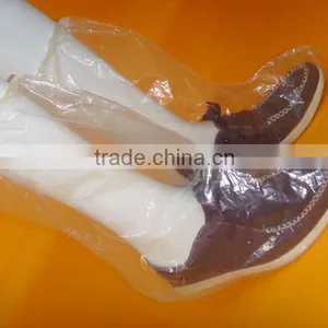Plastic Waterproof Safety Disposable Rain Boot / Reusable Shoe Cover thumbnail-3