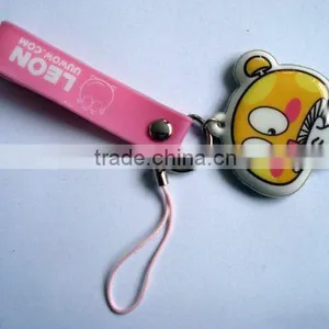 Custom Soft PVC Fashion Phone Strap/ Phone Pendant thumbnail-1