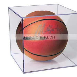 Clear Acrylic Football Display Box thumbnail-1