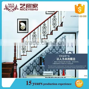 Used Wrought Iron Stair Railing, Baluster Design, Terrace Balustrade on .com Hot Sale thumbnail-1