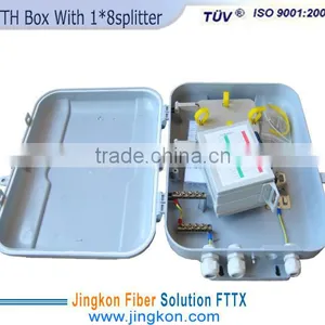 Outdoor Fiber Optic Terminal Box,Distribution Box,splitter Box;FTTH Box WIth 1*8 Splitter thumbnail-2