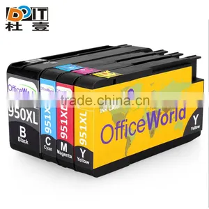 Compatible Ink Cartridge for HP 950xl 951xl With One Time Use Chips for hp 950 951 thumbnail-1