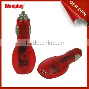 Guangzhou Wonplug 5v 2.1a Mini Car Charger ,smart Car Charger for Iphone, Laptop,GPS. thumbnail-1