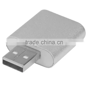Aluminum USB External Stereo 7.1 Channel 3D Sound Card Adapter 3.5mm Aux Out thumbnail-3