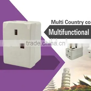 Universal Socket Travel Adaptor 13A UK Socket With Fuse International Travel Socket thumbnail-4
