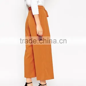 European Organge Custom Loose Style Office Lady Pants thumbnail-4