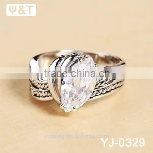 Jingli Jewelry Gemstone Rhodium Plated Women Ring (YJ-329) thumbnail-3
