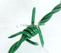 Pvc Coated Barbed Wire Mesh Fence thumbnail-1