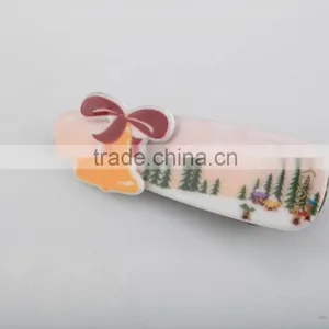 Candy Color Small Bell Hair Clip Lovely Present Car and Red House Hair Accessory Kids Mini Hair Duck Clip thumbnail-2