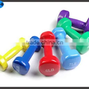 Cheap Vinyl Fitness Dumbbell on Sale thumbnail-1