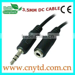 Black 3.5mm Extension Audio Arphone Extension Cable thumbnail-1