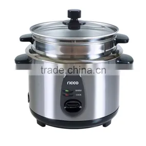 High Quality 2.8L Stainless Steel Housing Cylinder National Rice Cooker thumbnail-2